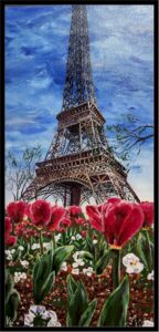 eiffel tower and tulips 2